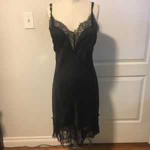 House of Widow Lace Slip Dress M